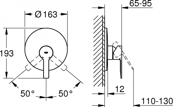  Grohe Lineare New 19296DC1  