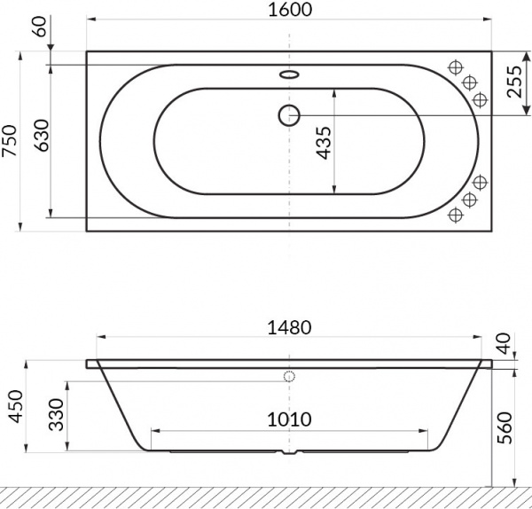   Excellent Oceana WAEX.OCE16.SMART 160x75