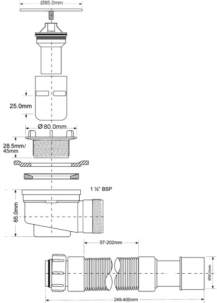    McAlpine MRS6C-SLF-65