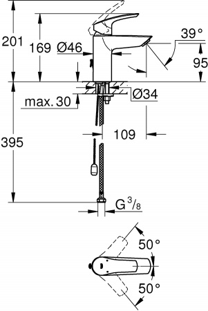  Grohe Eurosmart 33188003  