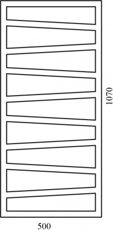   Terma Zigzag+MOA 53x107 , 600W