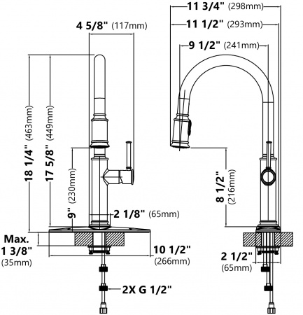  Kraus Sellette KPF-1682ORB   