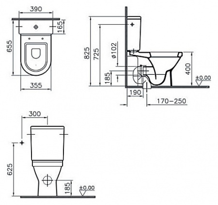 - VitrA S50 9736B003-7203