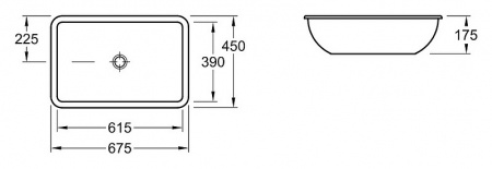 Раковина Villeroy & Boch Loop & friends 6163 20 R1 alpin Раковина Villeroy & Boch Loop & friends 6163 20 R1 alpin