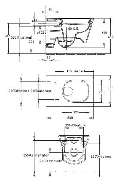   Jacob Delafon Reve E4813