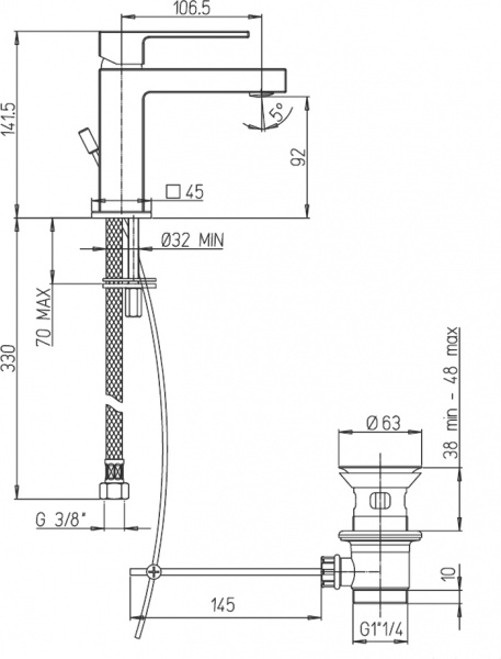  Paini Dax-R 84CR211LRS  