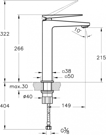  VitrA Brava A42610EXP  