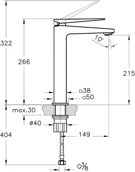  VitrA Brava A42610EXP  