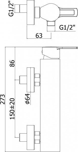 Paffoni Ringo RIN168NO  