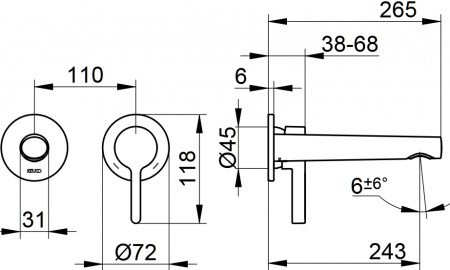  Keuco Edition 400 51516 010202  