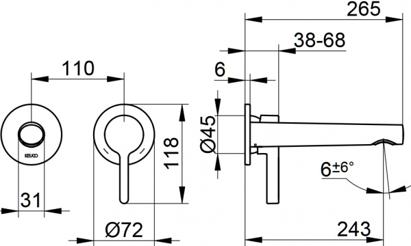  Keuco Edition 400 51516 010202  