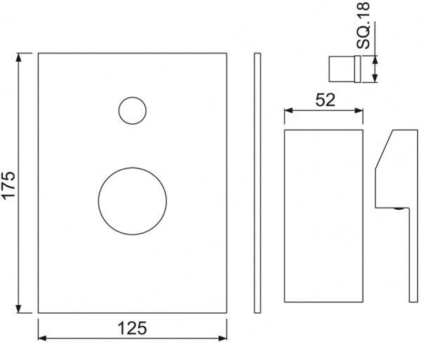  Jaquar Kubix-F KUB-CHR-35065FK    