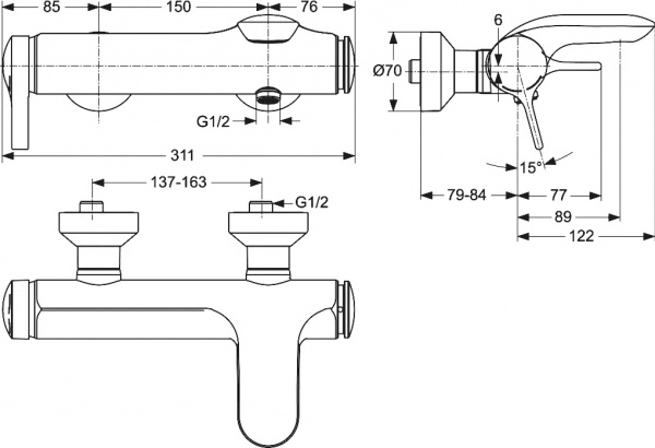  Ideal Standard Melange A4271AA    