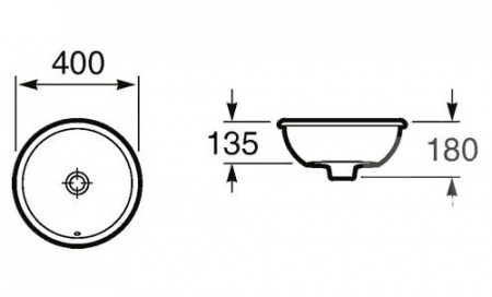 Рукомойник Roca Foro 327872000 (40 см) Рукомойник Roca Foro 327872000 (40 см)
