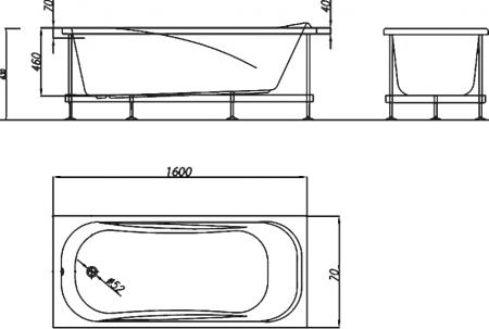   Kolpa San String 5002-01 160x70