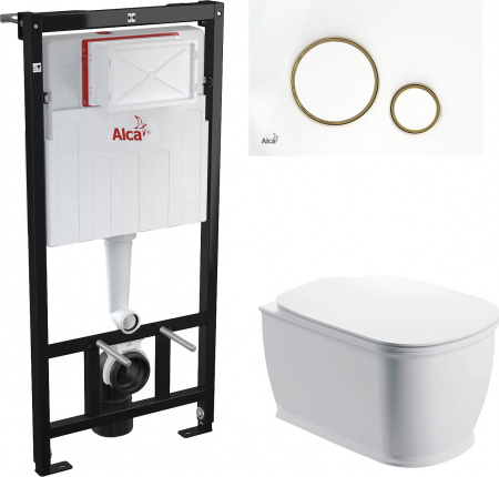 �������� ������ ��������� BelBagno Prado BB10150CH � ������� + ����������� AlcaPlast Sadromodul AM101/1120-0001 + ������ ����� AlcaPlast THIN M775 ����� / ������