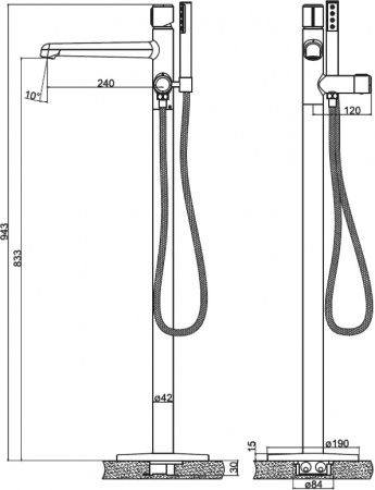  BelBagno Uno UNO-FMT-CRM    ,   