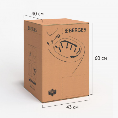 ������ BERGES ��������� PUMA XL Rimless 55 ��, ������� ��������� Toma Slim SO, ���������, ���������� 082126