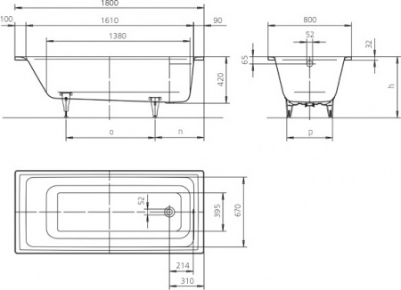   Kaldewei Ambiente Puro 653