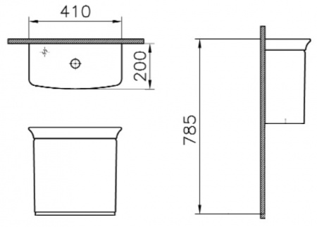 Бачок для унитаза VitrA Serenada 4161B003-5344 Бачок для унитаза VitrA Serenada 4161B003-5344