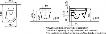 ��������  ������� ����������� ��� �������� Grohe Rapid SL 38775001 4 � 1 � ������� ����� + ���� ��� ������� ���������� VitrA Bella 4449B003-0101 + ���