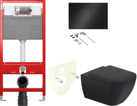 �������� ������ ��������� Duravit Happy D.2 2222098900 rimless + ������-������� � ����������� + ����������� TECE TECEprofil Uni 2.0 9300302 � ������ ������� �����