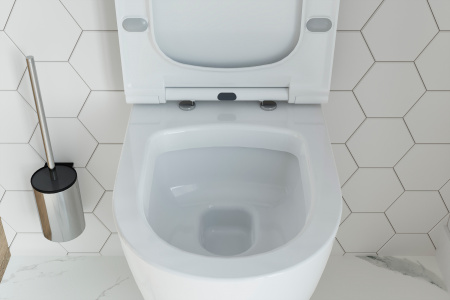 Комплект Унитаз подвесной STWORKI Merlingen MWH48 + Инсталляция VitrA 800-2018 с кнопкой смыва, хром Комплект Унитаз подвесной STWORKI Merlingen MWH48 + Инсталляция VitrA 800-2018 с кнопкой смыва, хром
