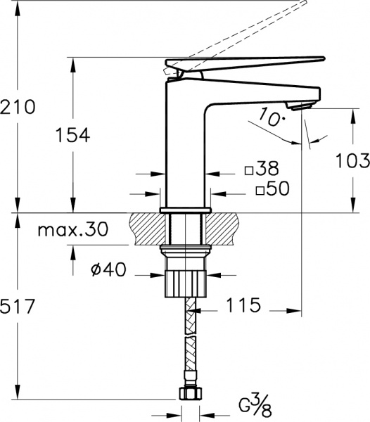  VitrA Brava A42608EXP  