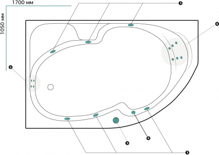   Marka One Diana 011710 , 170x105 L