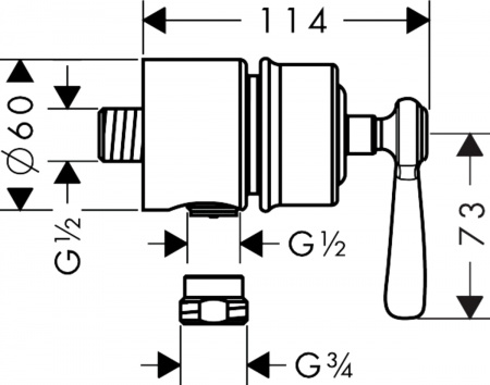  Axor Montreux 16883000 