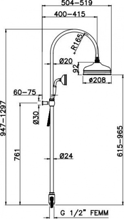 ������� ������ Gattoni Vivaldi 4293/PDC0