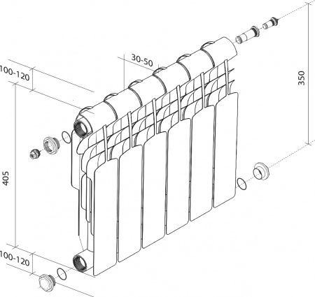   Royal Thermo Vittoria 350 VDR 8 