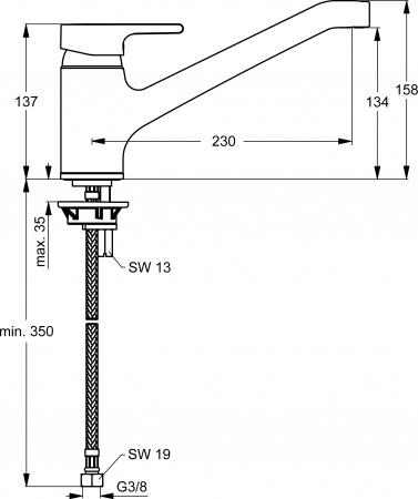  Ideal Standard Active B8079AA   