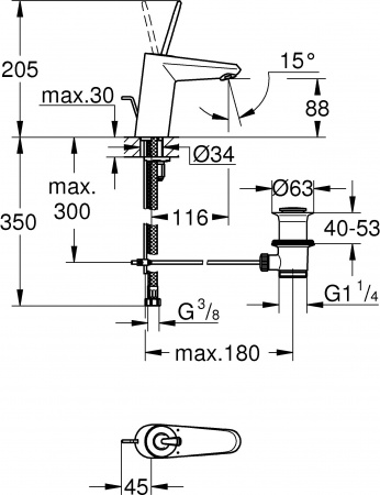  Grohe Eurodisc joy 23425000  