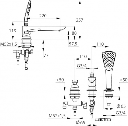  Kludi Balance 524479175   