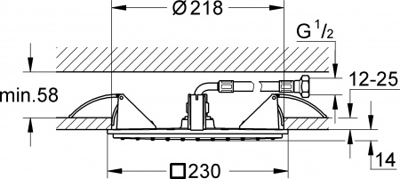   Grohe Rainshower Allure 210 27863000