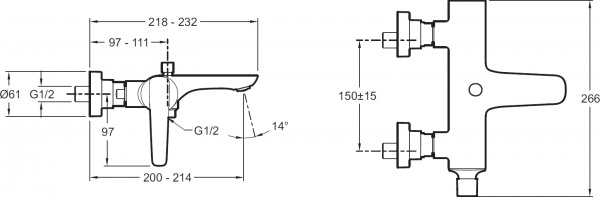  Jacob Delafon Aleo+ E72319-CP    