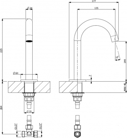  Villeroy & Boch Dawn TVT10651415361   