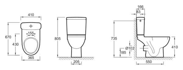 - Jacob Delafon Odeon Up 4956CK-00