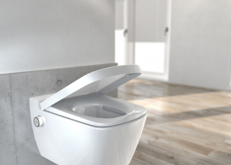 Унитаз подвесной TECE One 9700200 безободковый с биде Унитаз подвесной TECE One 9700200 безободковый с биде