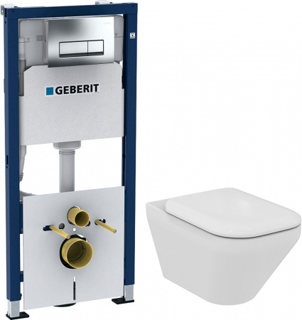 ��������  ������ ��������� Ideal Standard Tonic II K316501 ������������ + ������� ����������� ��� �������� Geberit Duofix 458.128.21.1 4 � 1 � �������