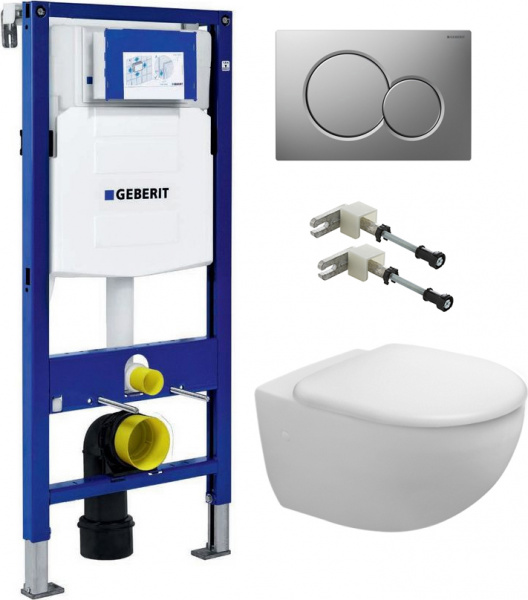 ��������  ������� ����������� ��� �������� Geberit Duofix UP320 111.300.00.5 + ������ ����� Geberit Sigma 01 115.770.46.5 ������� ���� + ���� ��� ������� ���������� Duravit Architec 2546090064 + ������-������� � �����������