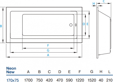   Koller Pool Neon new 170x75