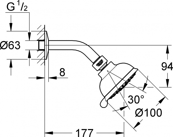   Grohe New Tempesta Rustic 26089001