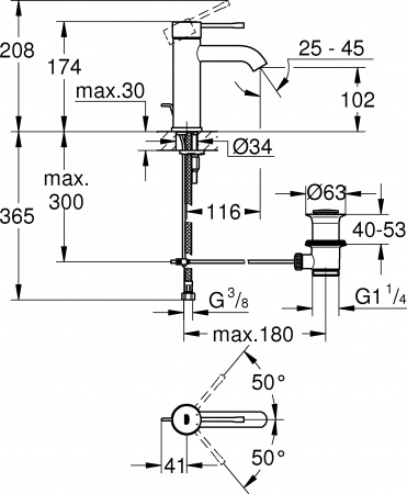  Grohe Essence New 23589DL1  