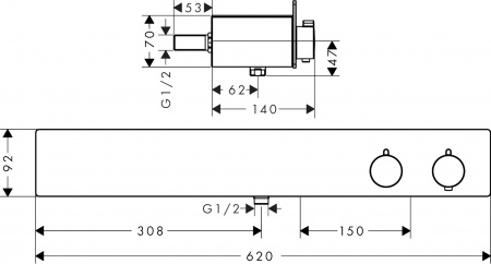  Hansgrohe ShowerTablet 13108000  