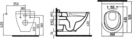    STWORKI Rotenburg SWH52  +  VitrA 800-2012    