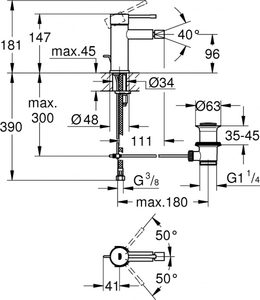  Grohe Essence New 32935EN1  , 
