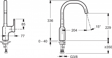  Jacob Delafon Singulier E10877-CP   