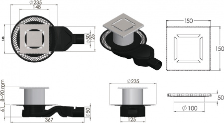 ������� ���� Berges Wasserhaus Platz Norma 090159 15x15 ��